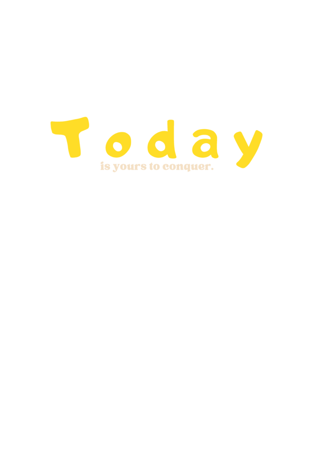 Women's Conquer Today Crop Hoodie Sweatshirt Light Baby Pink by ZealforTee