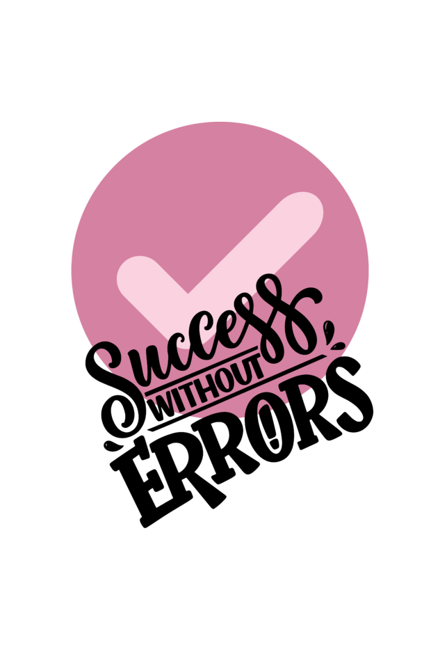 Men's Success Typography Hoodie Sweatshirt Light Baby Pink by ZealforTee