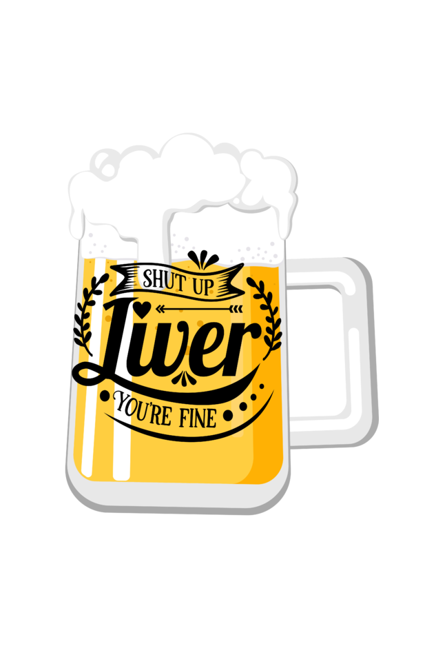 Men's Beer Typography Hoodie Sweatshirt Black by ZealforTee