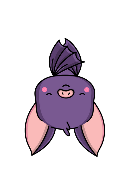 Women Bat T-shirt Black by ZealforTee