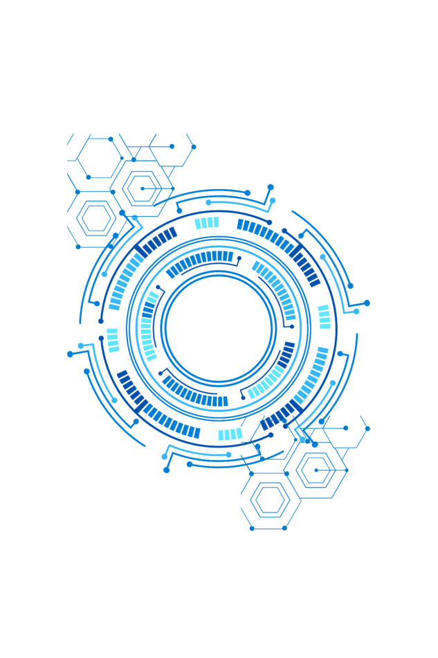 Women's Circle Vector Hoodies Black by ZealforTee