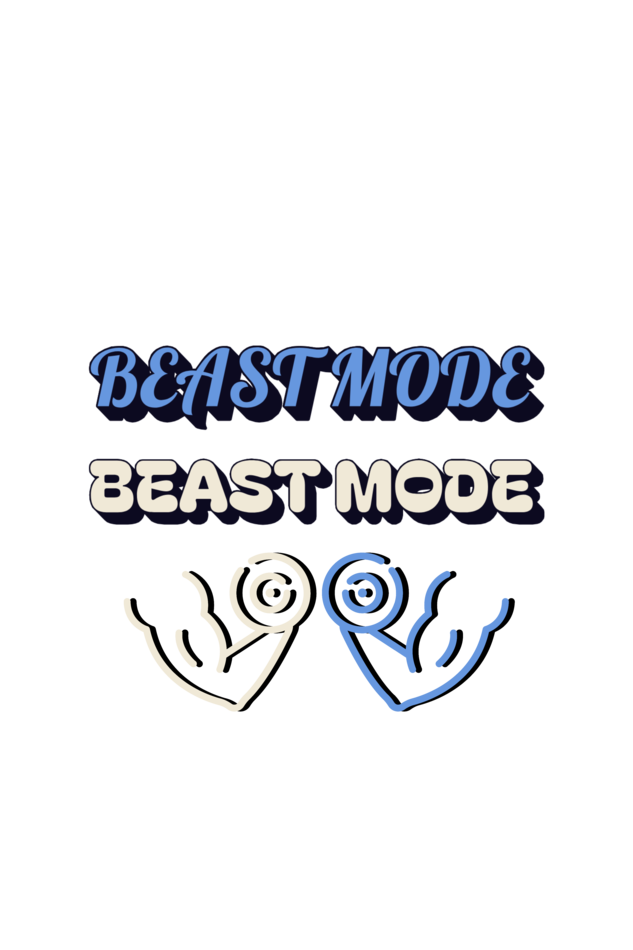 Men's Beast Mode Acid Wash Hoodie Sweatshirt L by ZealforTee