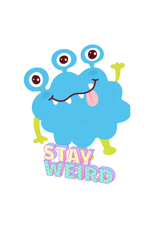 Christmas Weirdo Hoodie Red by ZealforTee