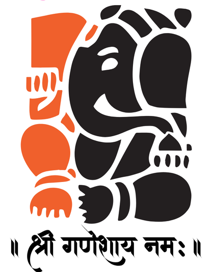 Women's Ganesh Chaturthi T-shirt Red by ZealforTee