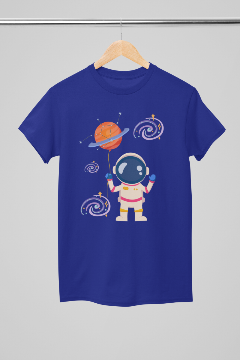 Kid's Astronaut Unisex T-shirt Sky Blue by ZealforTee