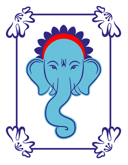 Women's Ganesh Chaturthi T-shirt Light Pink by ZealforTee