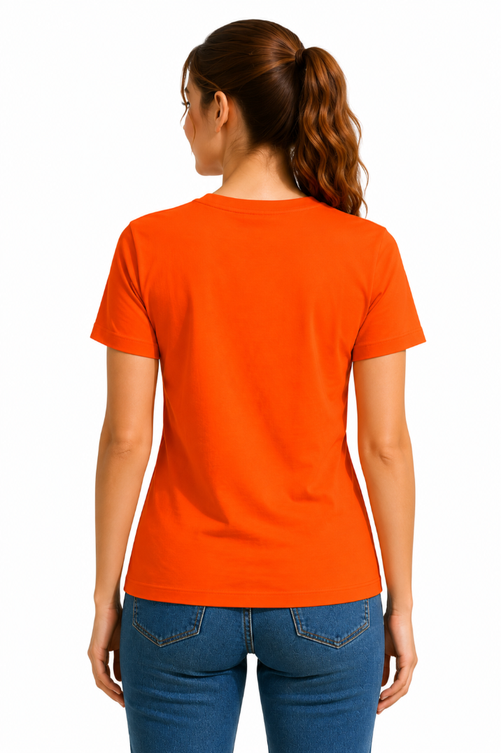 Women Plain Regular fit Tshirt