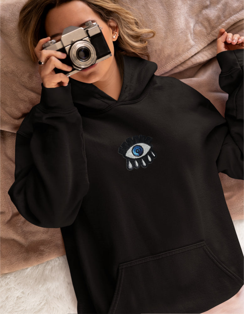 Women's Oversized Evil eye Hoodie