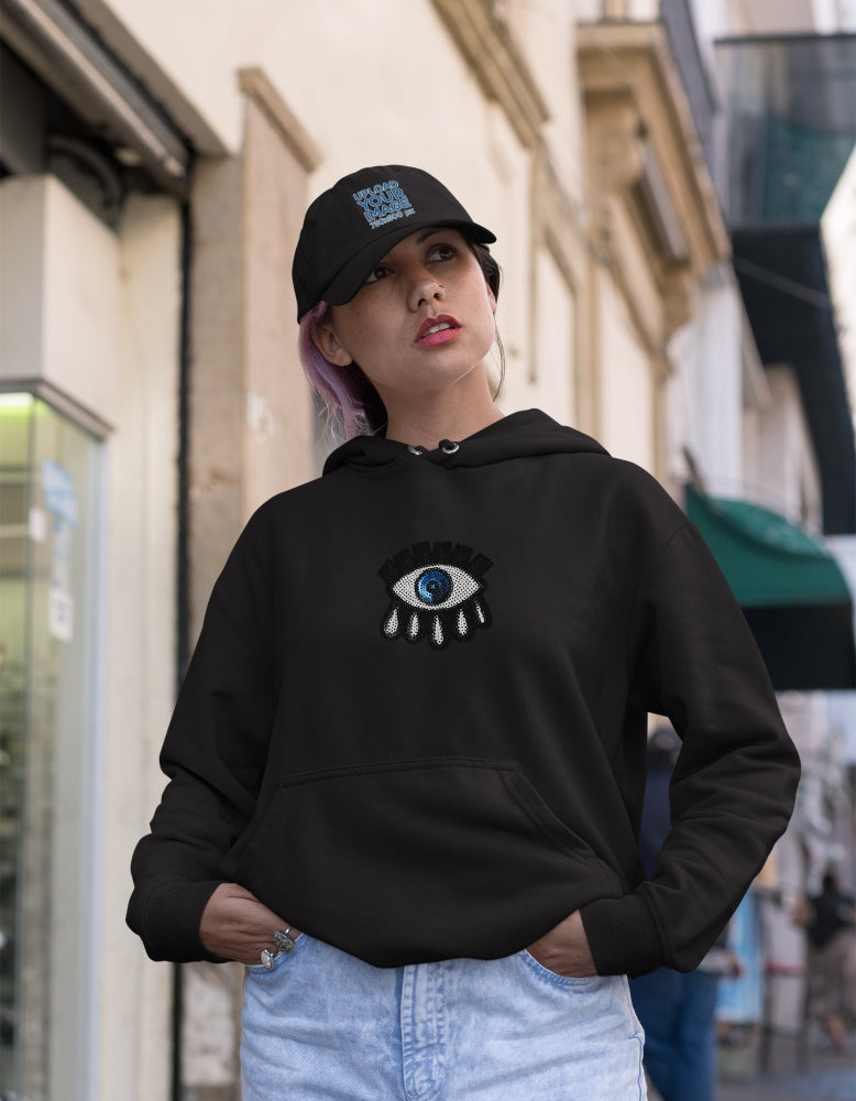 Women's Oversized Evil eye Hoodie