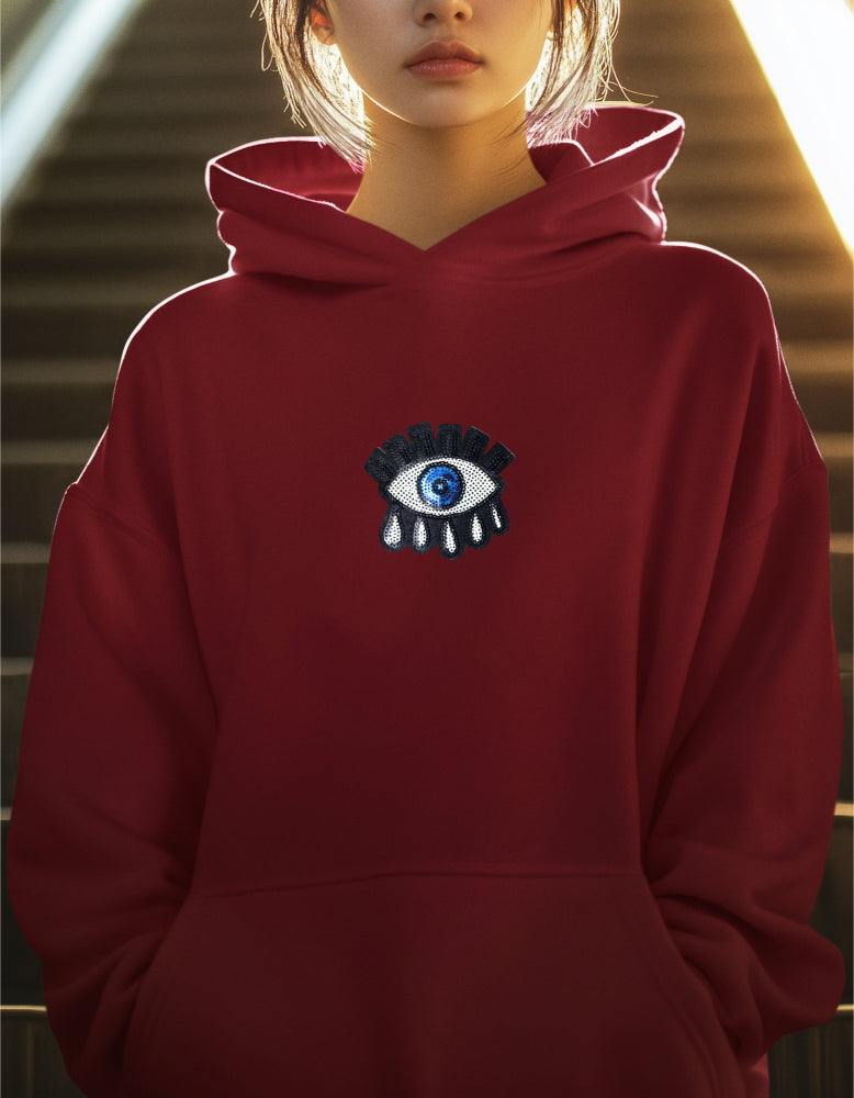 Women's Oversized Evil eye Hoodie