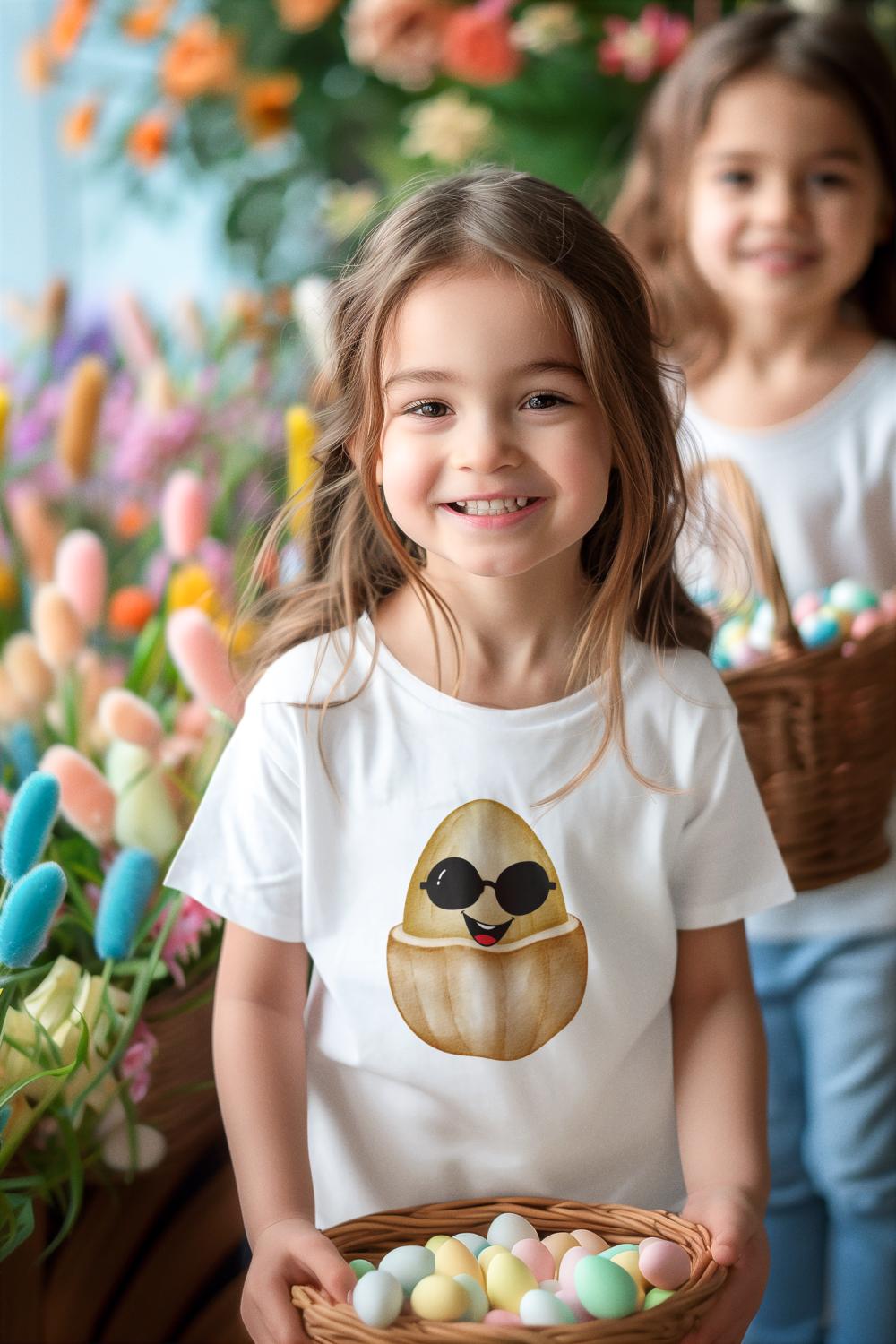 Kid's Smart Egg Unisex Tshirt Butter Yellow by ZealforTee