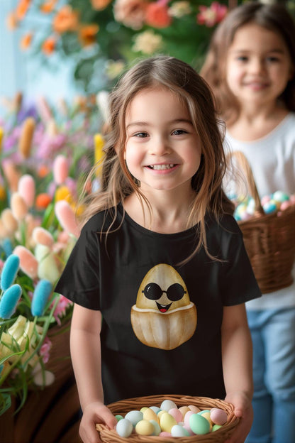 Kid's Smart Egg Unisex Tshirt Butter Yellow by ZealforTee