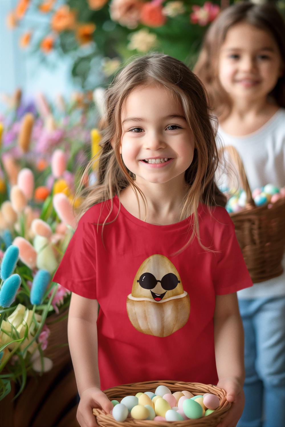 Kid's Smart Egg Unisex Tshirt Butter Yellow by ZealforTee