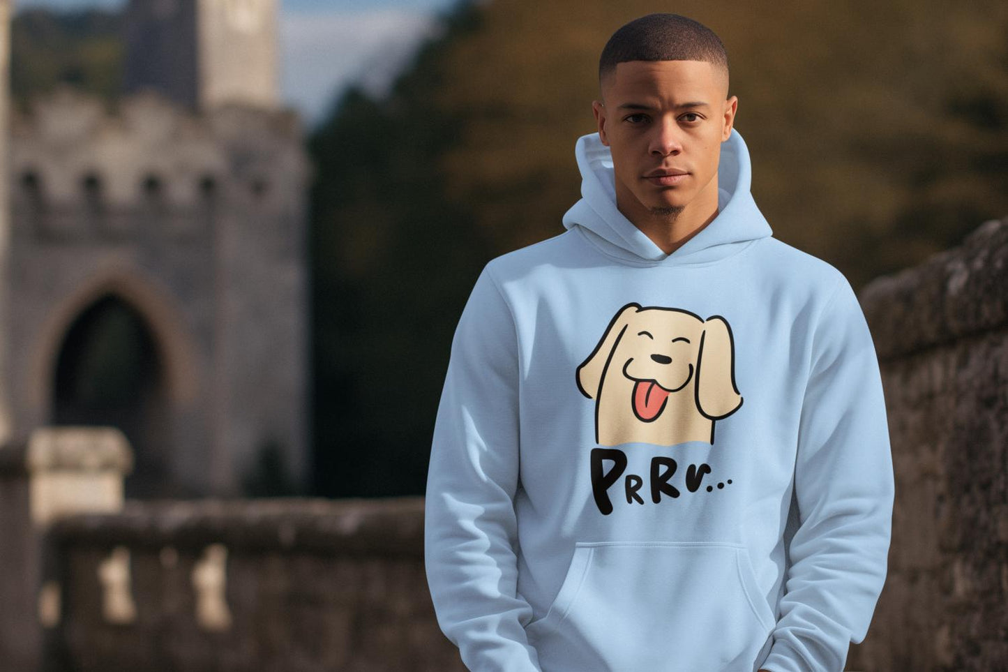 Men's Purr Hoodie Sweatshirt Mint by ZealforTee