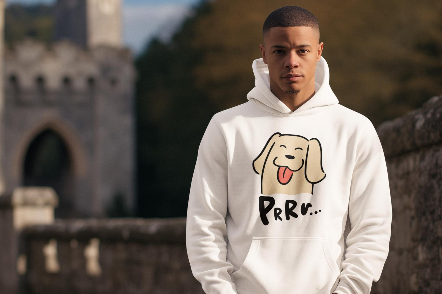 Men's Purr Hoodie Sweatshirt Mint by ZealforTee