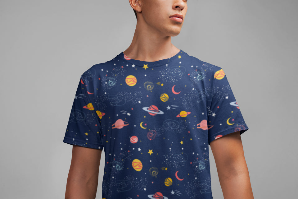 Men's All Over Print Space T-shirt