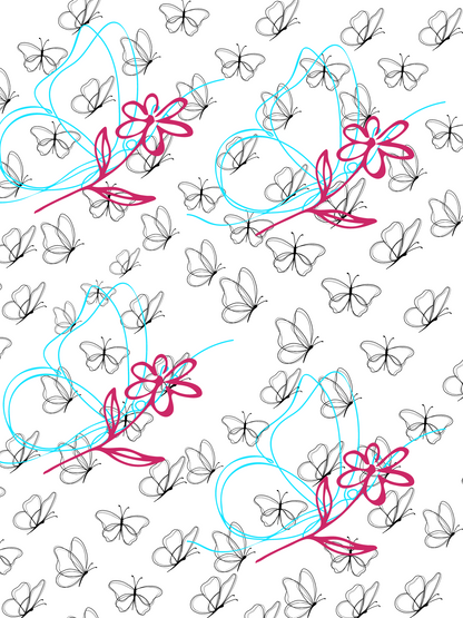 Women's Butterfly All Over Print T-shirt