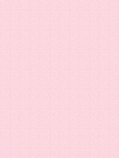 Women's Baby Pink All Over Print T-shirt