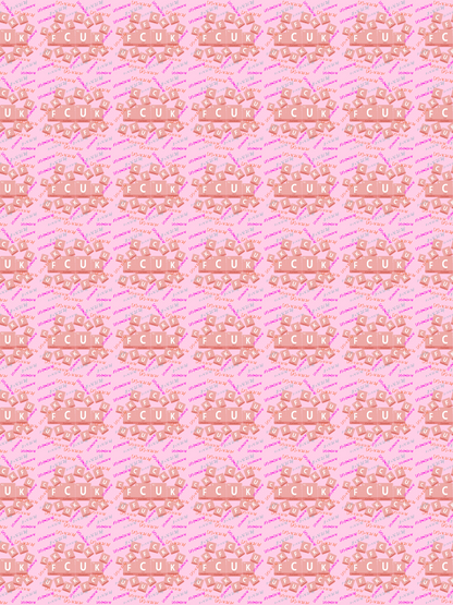 Women's FCUK All Over Print T-shirt