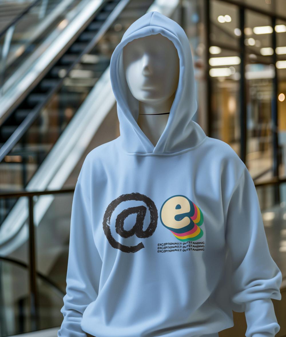 Men's Ate Gen-Z Hoodie Sweatshirt White by ZealforTee