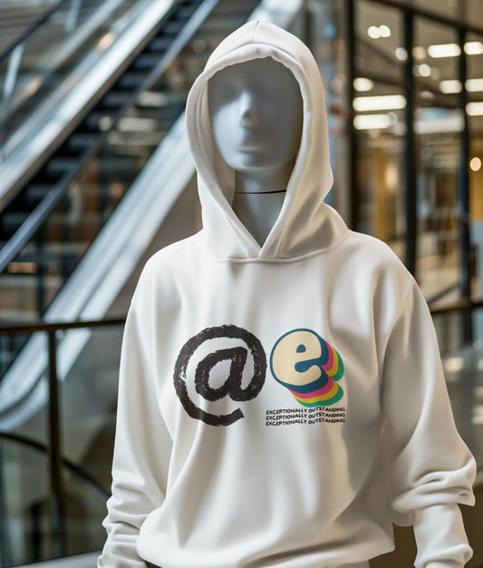 Men's Ate Gen-Z Hoodie Sweatshirt White by ZealforTee
