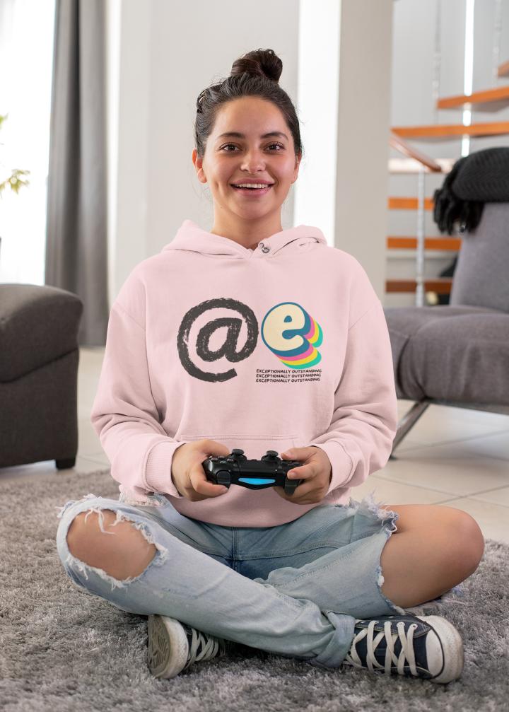 Women's Ate Gen-Z Hoodie Sweatshirt Mint by ZealforTee