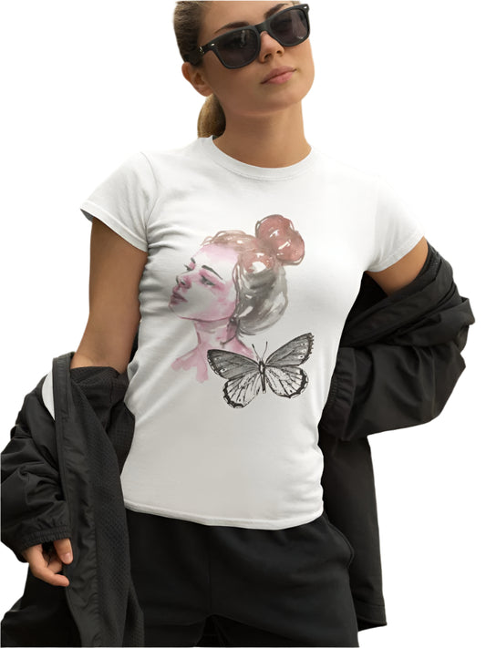 Women's Freedom T-Shirt Iris Lavender by ZealforTee