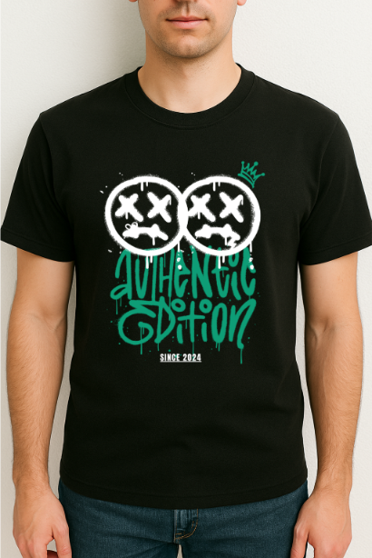 Authentic Edition T-shirt for Men by ZealforTee