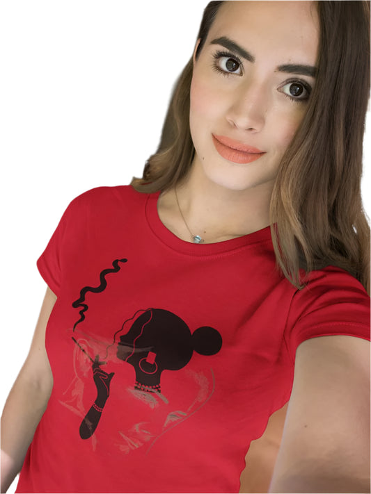 Women's Vanished Sentiments T-Shirt Red by ZealforTee