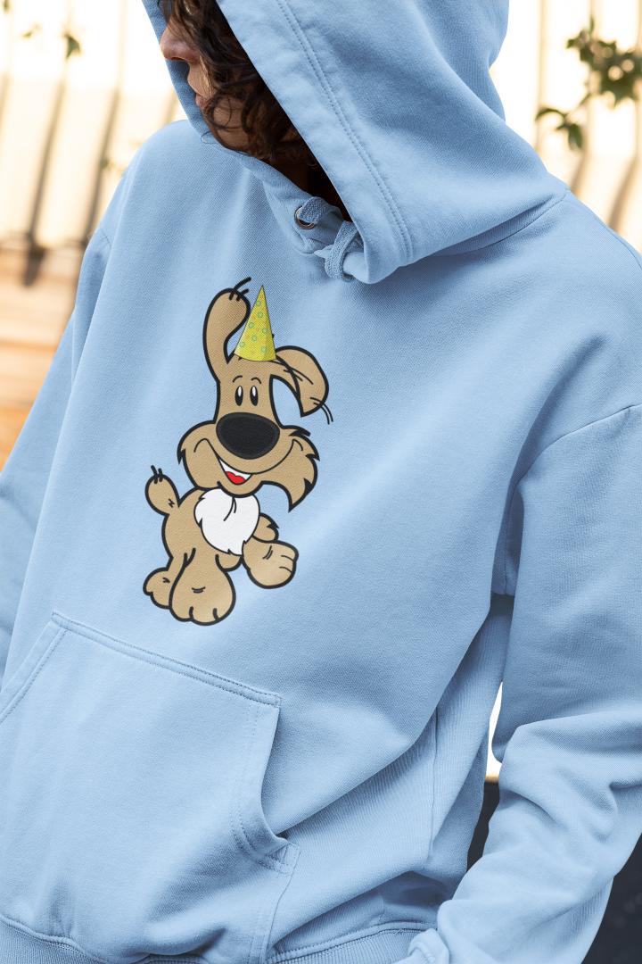 Men's Birthday Pups Hoodie Sweatshirt Red by ZealforTee