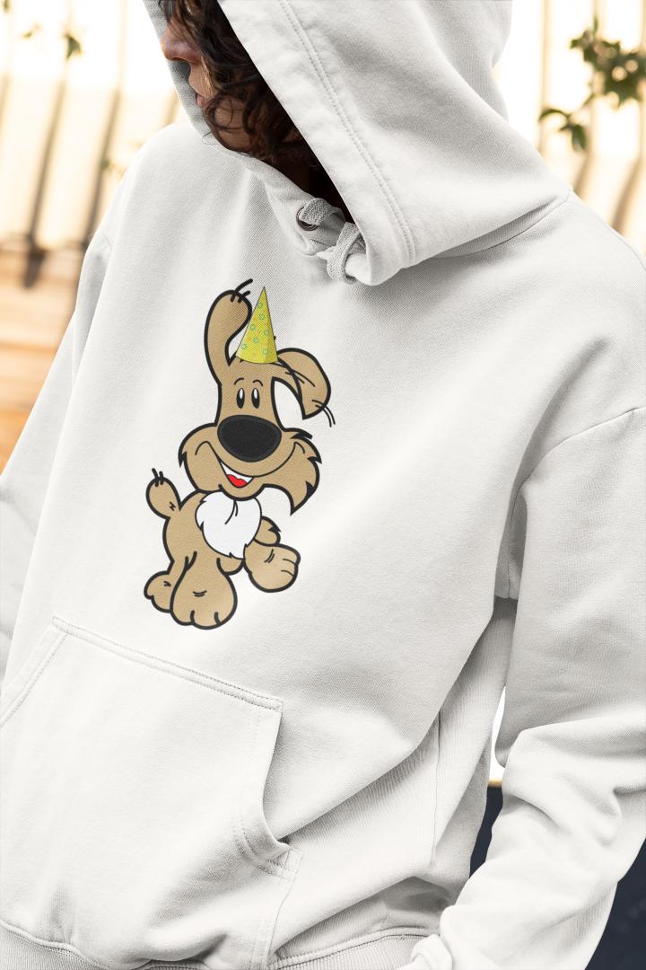 Men's Birthday Pups Hoodie Sweatshirt Red by ZealforTee