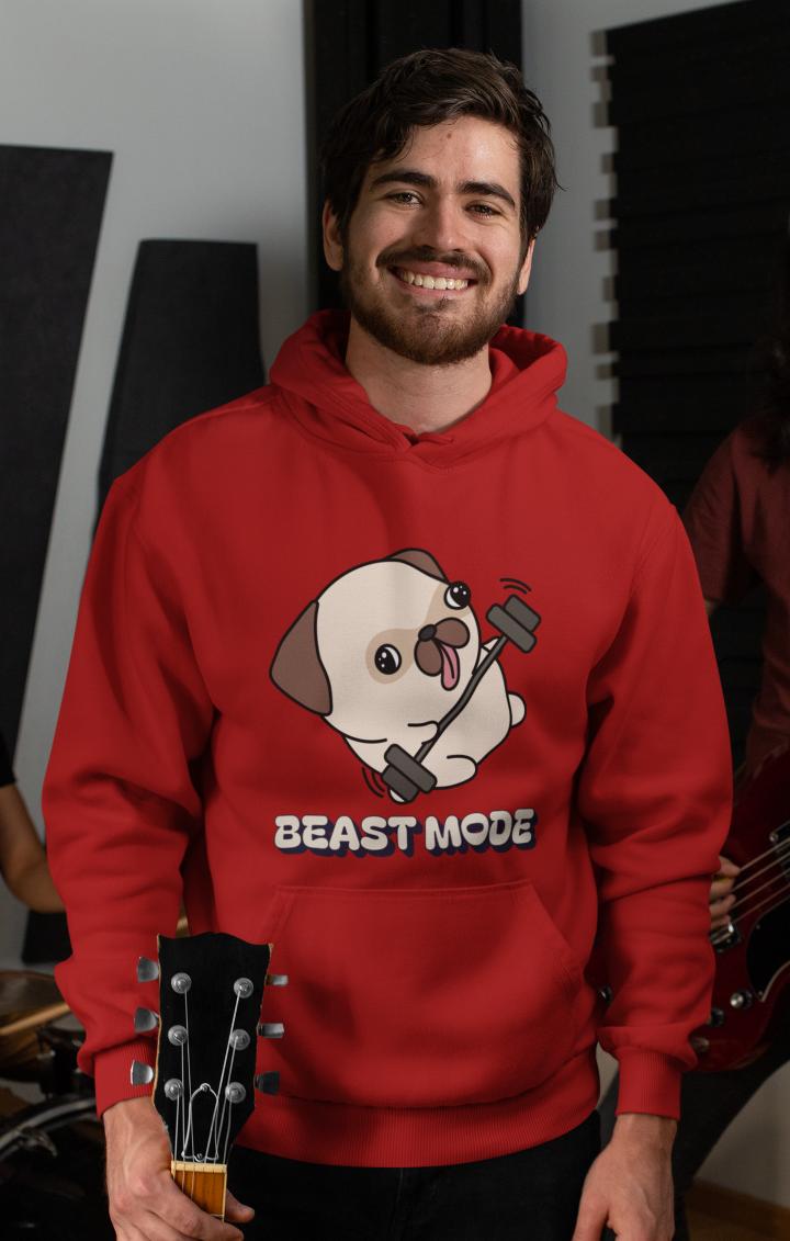 Men's Beast Mode Hoodie Sweatshirt XS by ZealforTee