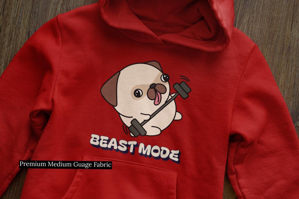 Men's Beast Mode Hoodie Sweatshirt S by ZealforTee