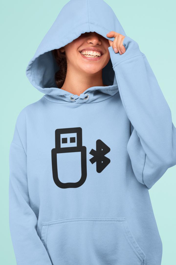 Women's Bluetooth Hoodies Red by ZealforTee