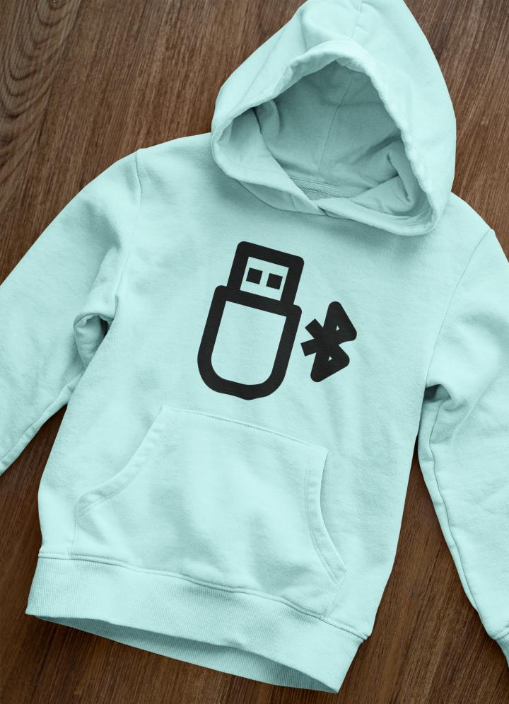 Women's Bluetooth Hoodies White by ZealforTee