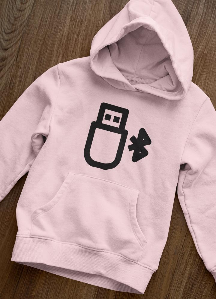 Women's Bluetooth Hoodies Baby Blue by ZealforTee