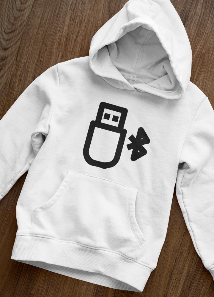 Women's Bluetooth Hoodies Baby Blue by ZealforTee