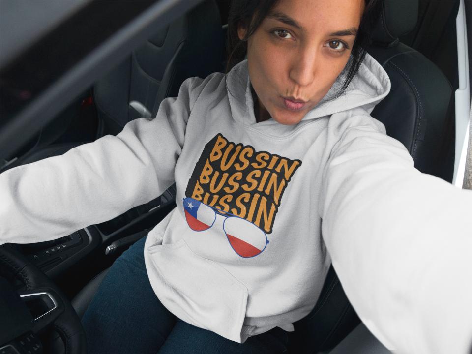 Women's  Gen-Z  Bussin Hoodie Sweatshirt Mint by ZealforTee