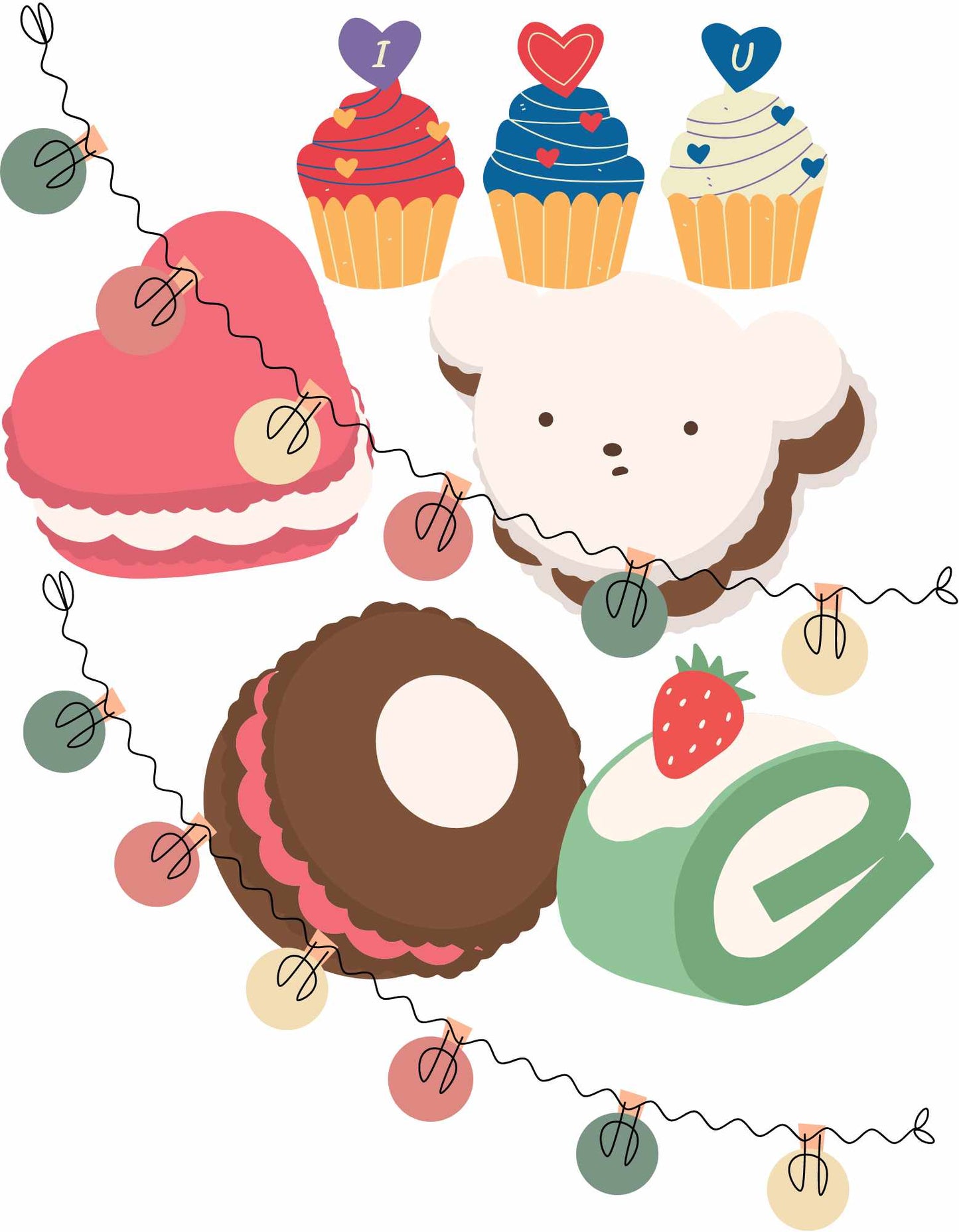 Kid's Cakes and Cup Cakes Unisex Tshirt Butter Yellow by ZealforTee