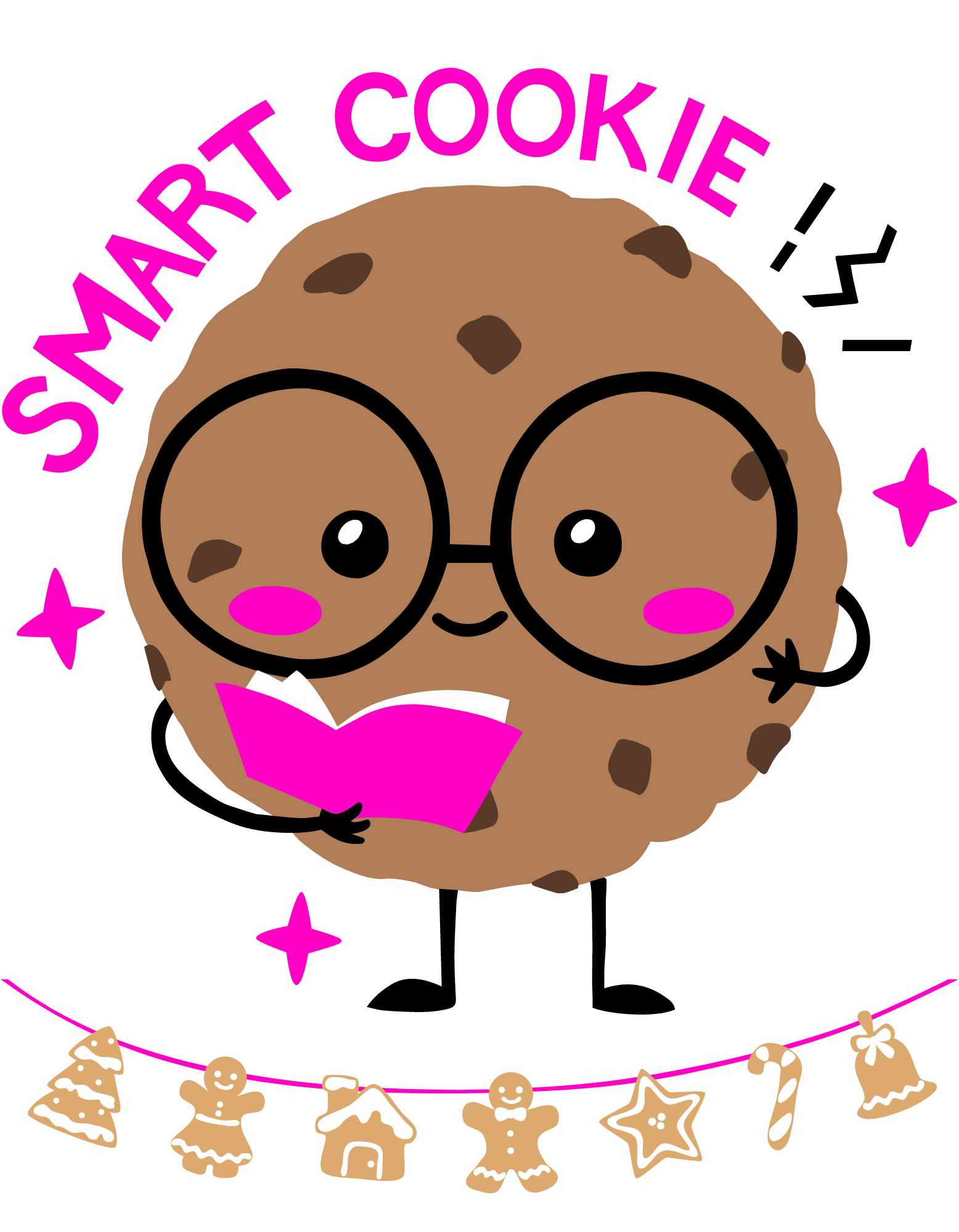 Kids Smart Cookie Unisex T-shirt Sky Blue by ZealforTee