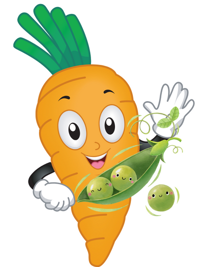 Kid's Carrot Unisex T-shirt Black by ZealforTee