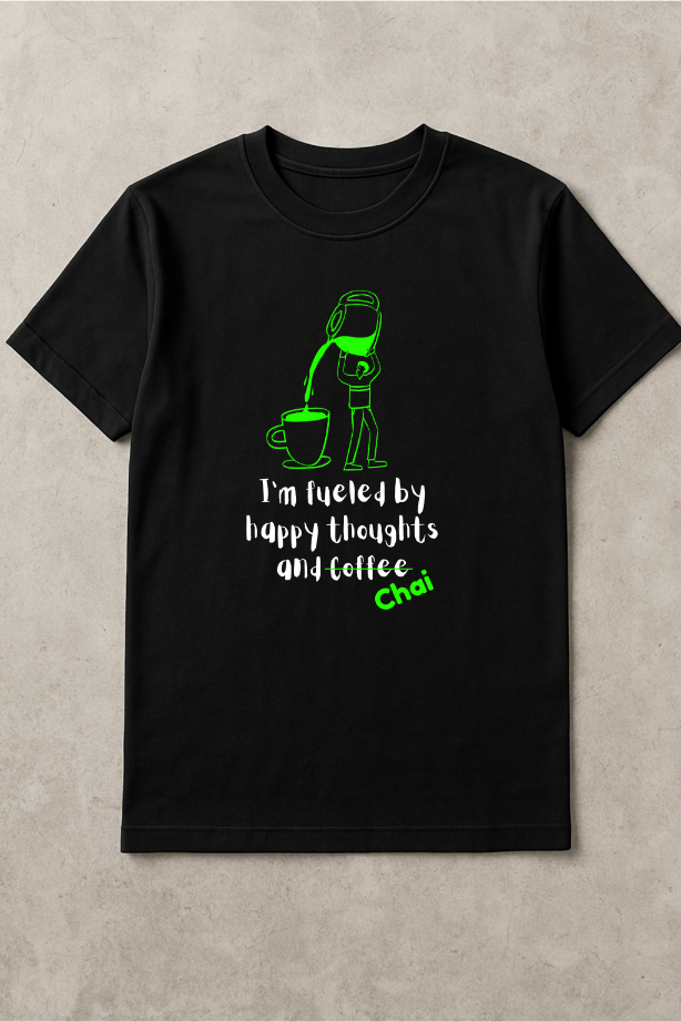 Chai Black Tee by ZealforTee