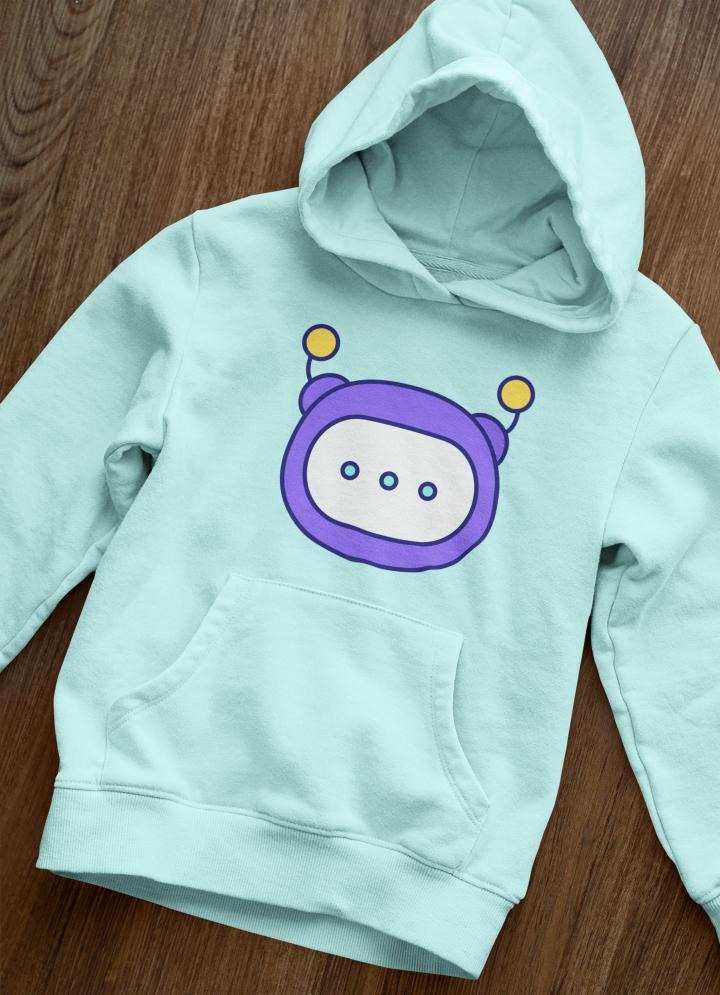 Women's Tech Chatbot Hoodies sweatshirt Black by ZealforTee