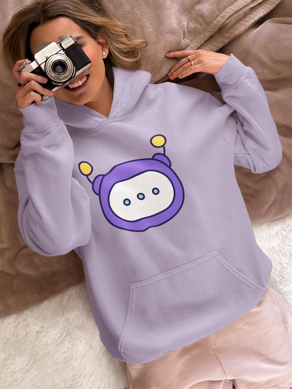Women's Tech Chatbot Hoodies sweatshirt Lavender by ZealforTee