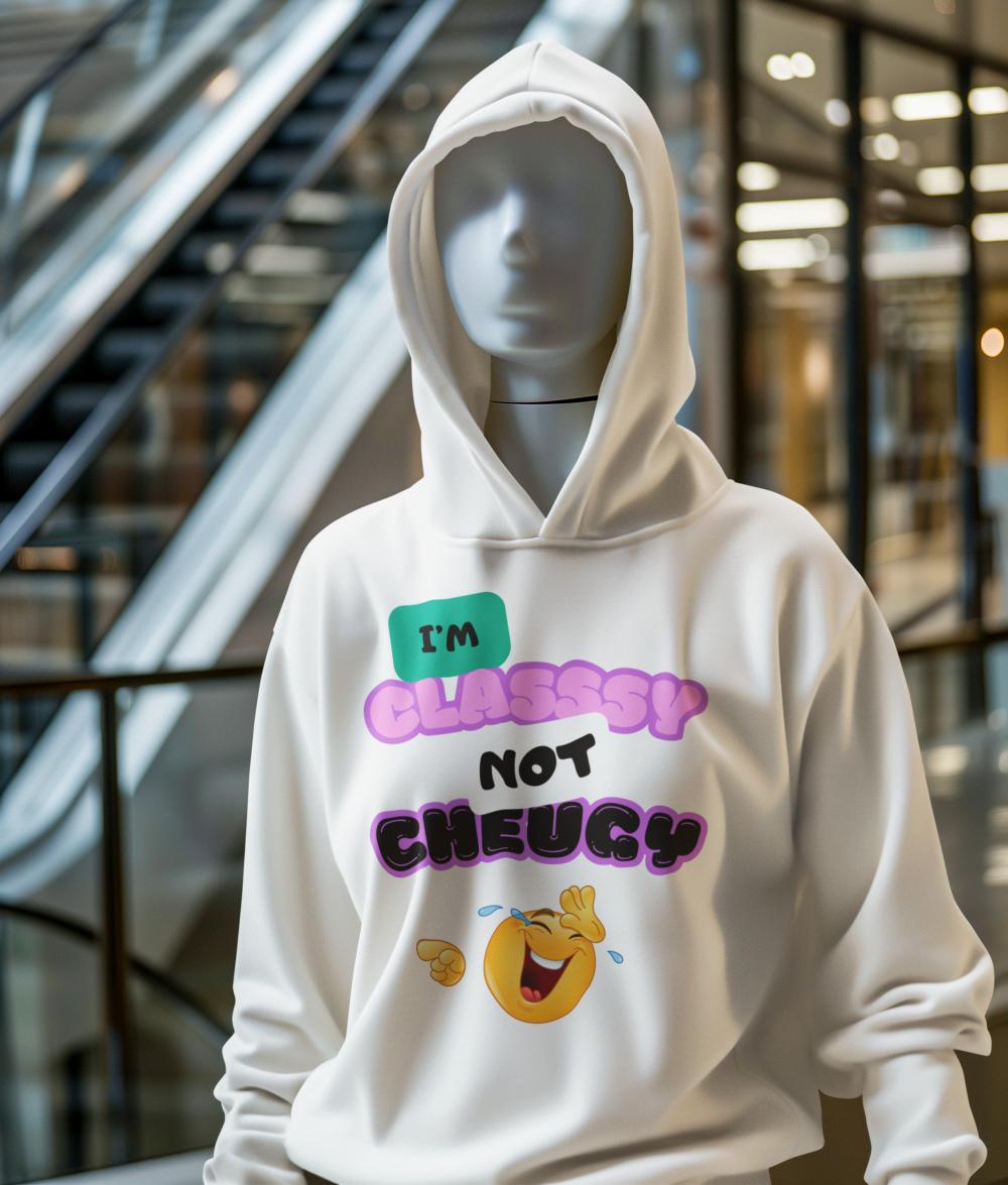 Men's Cheugy Gen-Z Hoodie Sweatshirt Black by ZealforTee