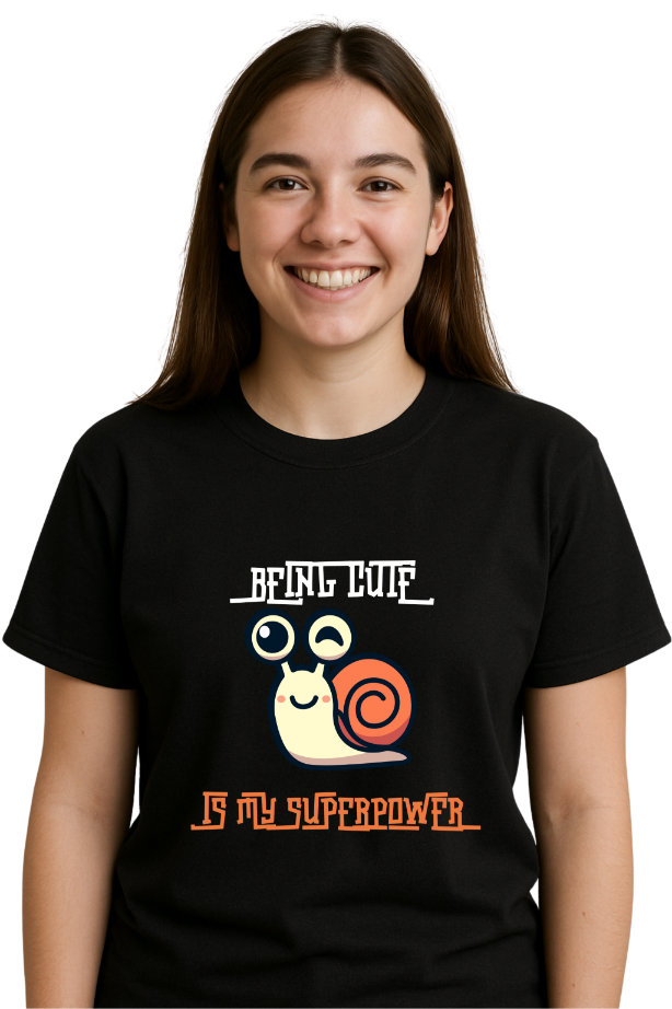 Women Cute Snail Tshirt by ZealforTee