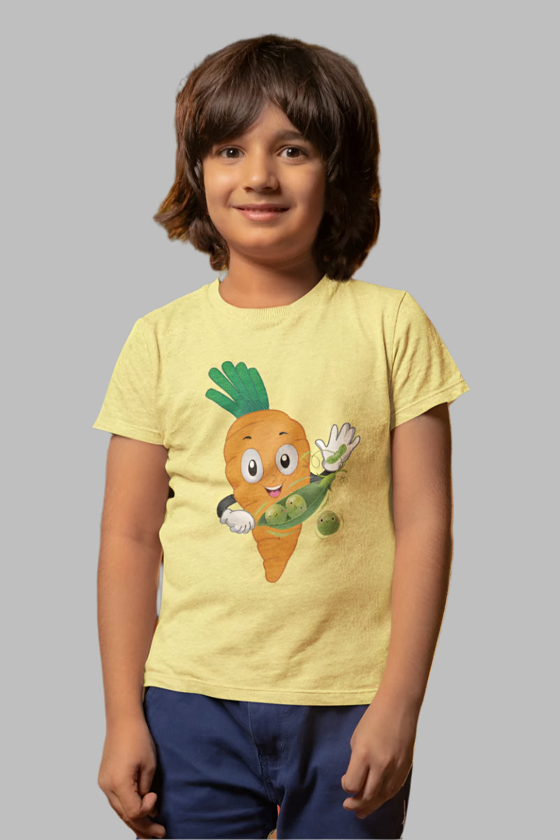 Kid's Carrot Unisex T-shirt Red by ZealforTee
