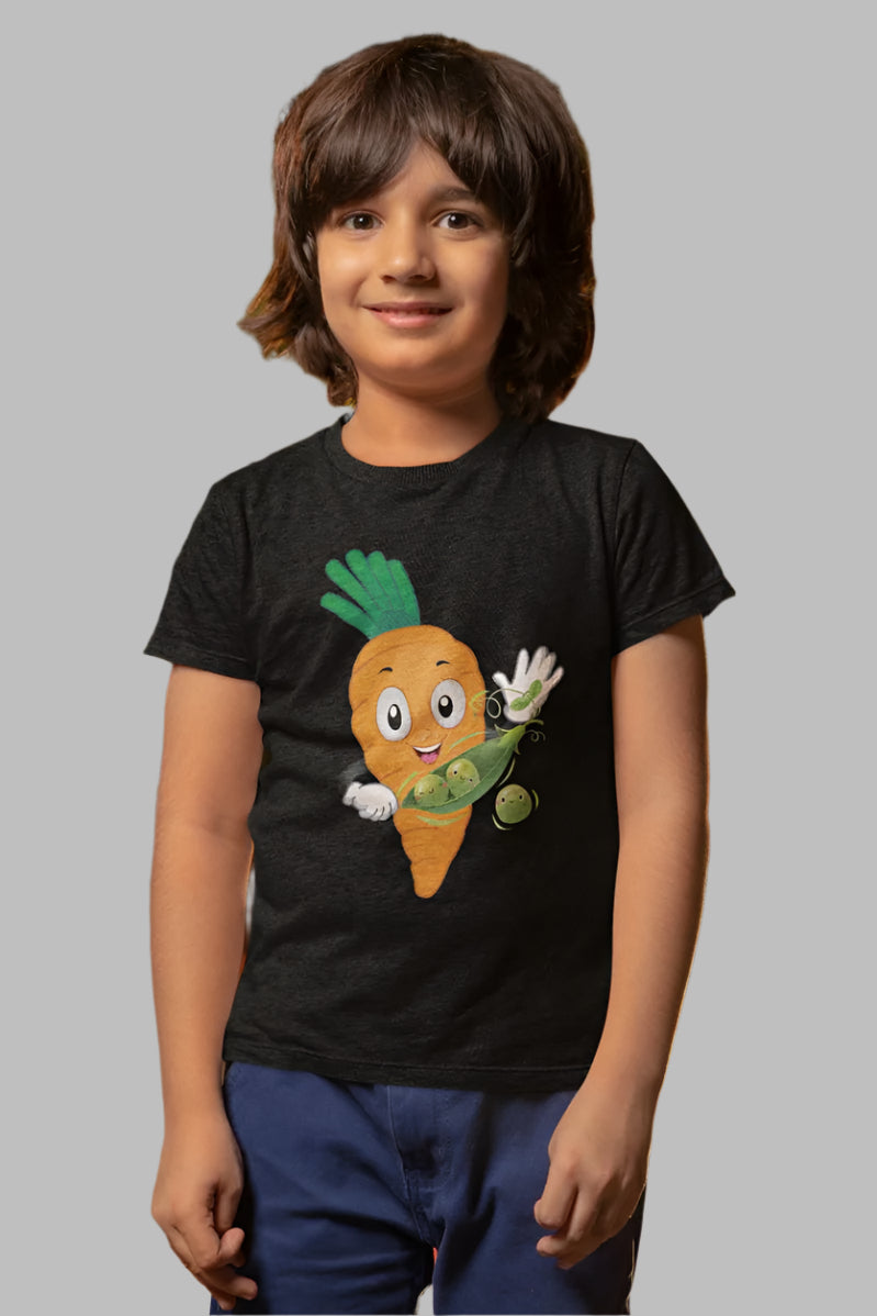 Kid's Carrot Unisex T-shirt Red by ZealforTee