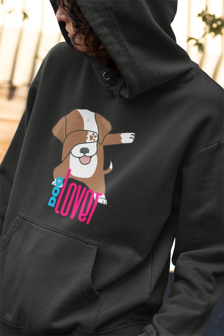 Men's Dog Lover Hoodie Sweatshirt Mint by ZealforTee