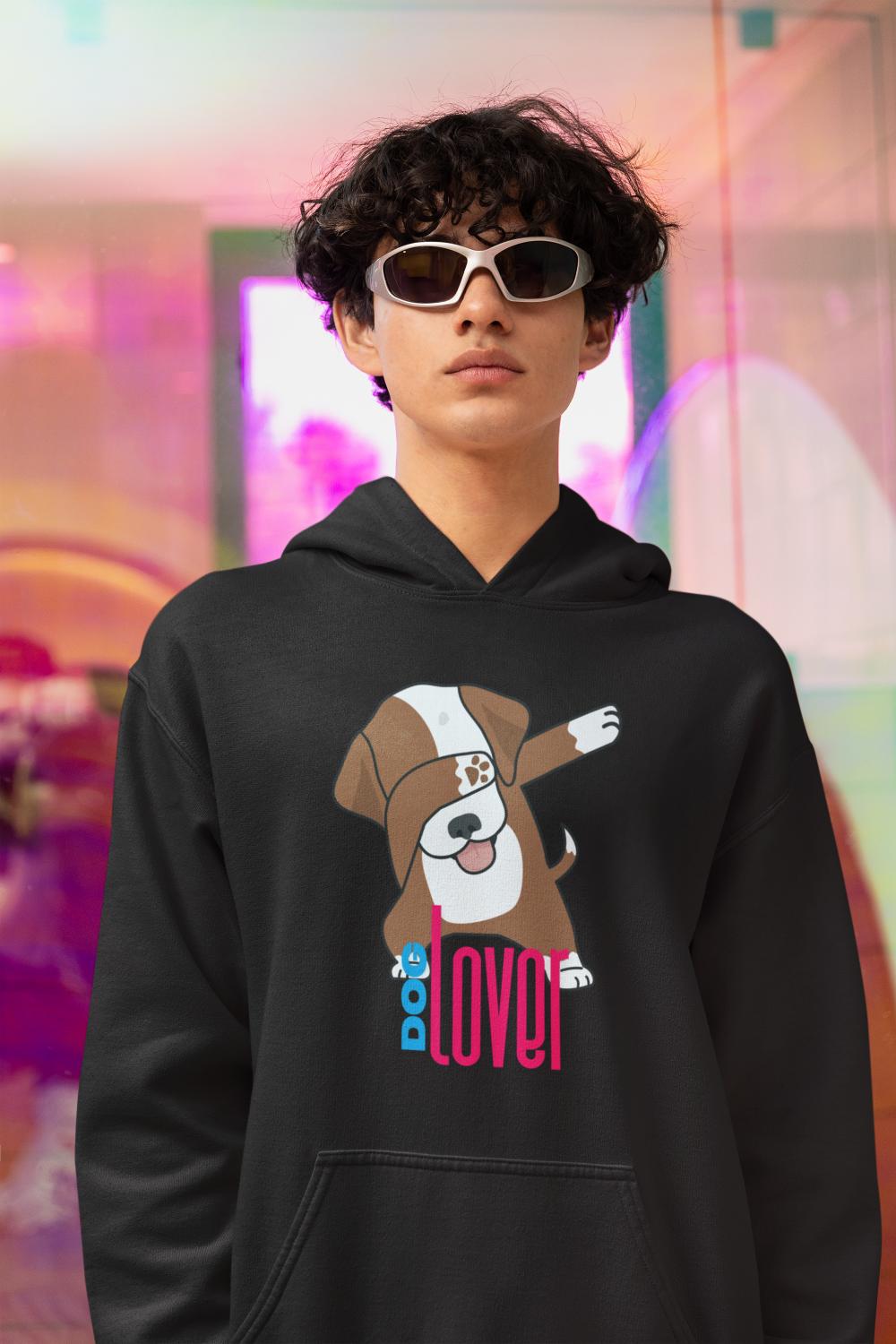 Men's Dog Lover Hoodie Sweatshirt Mint by ZealforTee